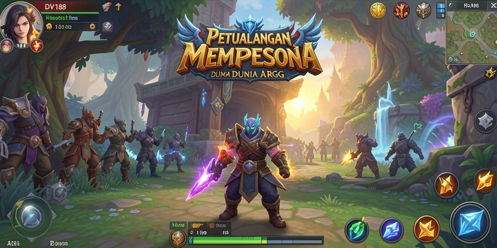 Tampilan menakjubkan dari gameplay ARPG di DV188.