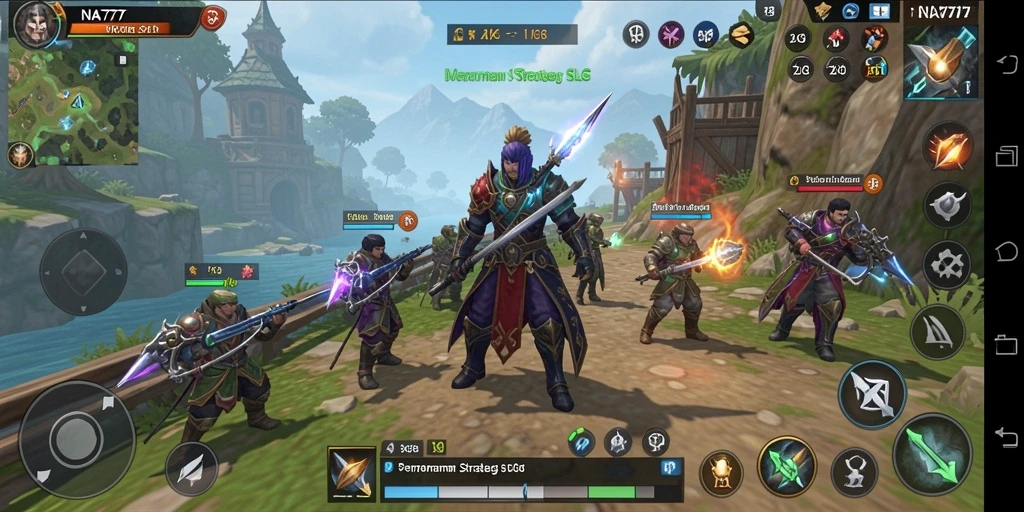 Tampilan gameplay NA777 yang seru dan penuh strategi SLG.