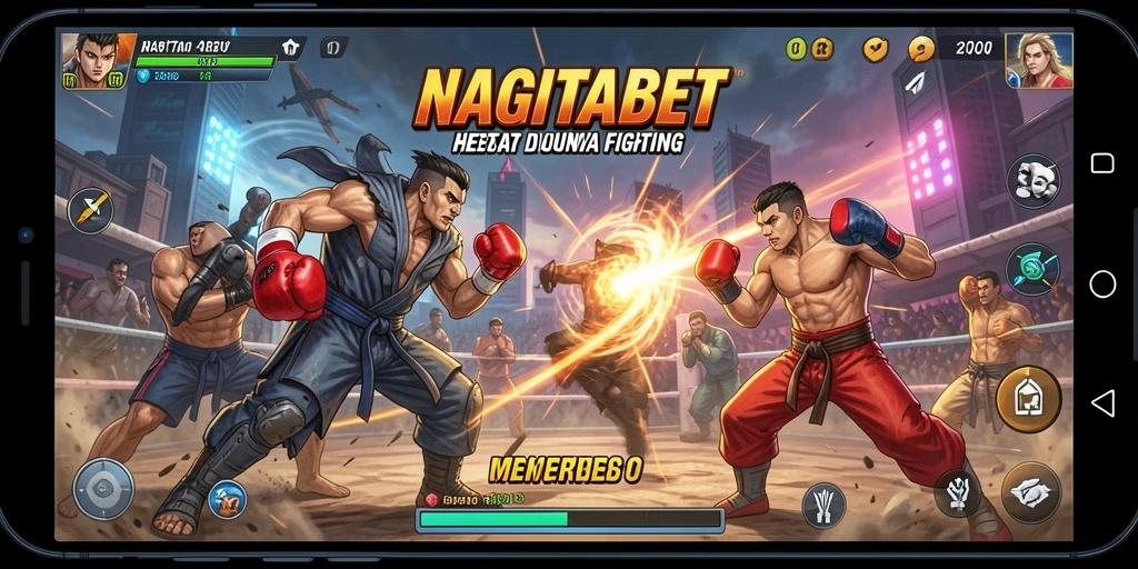 Tampilan gambar dari pertempuran seru dalam NAGITABET.