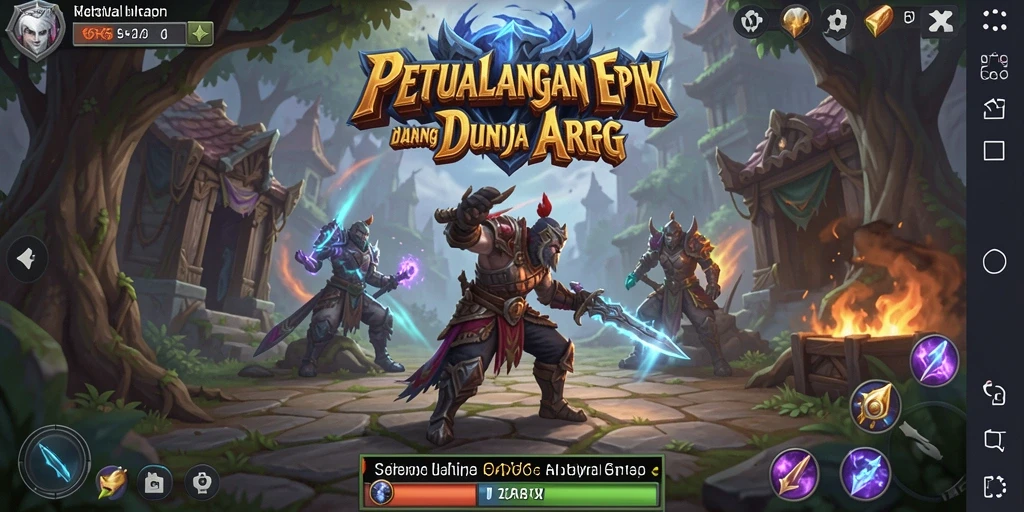 Screenshot gameplay R6R6 menampilkan aksi seru dalam pertempuran ARPG.