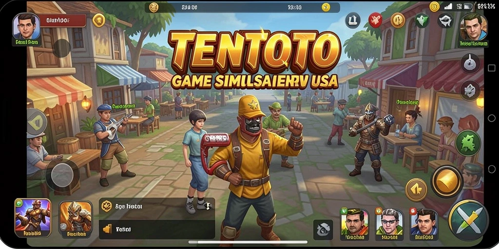 Tampilan gameplay TENTOTO yang menakjubkan dalam simulasi yang menarik.